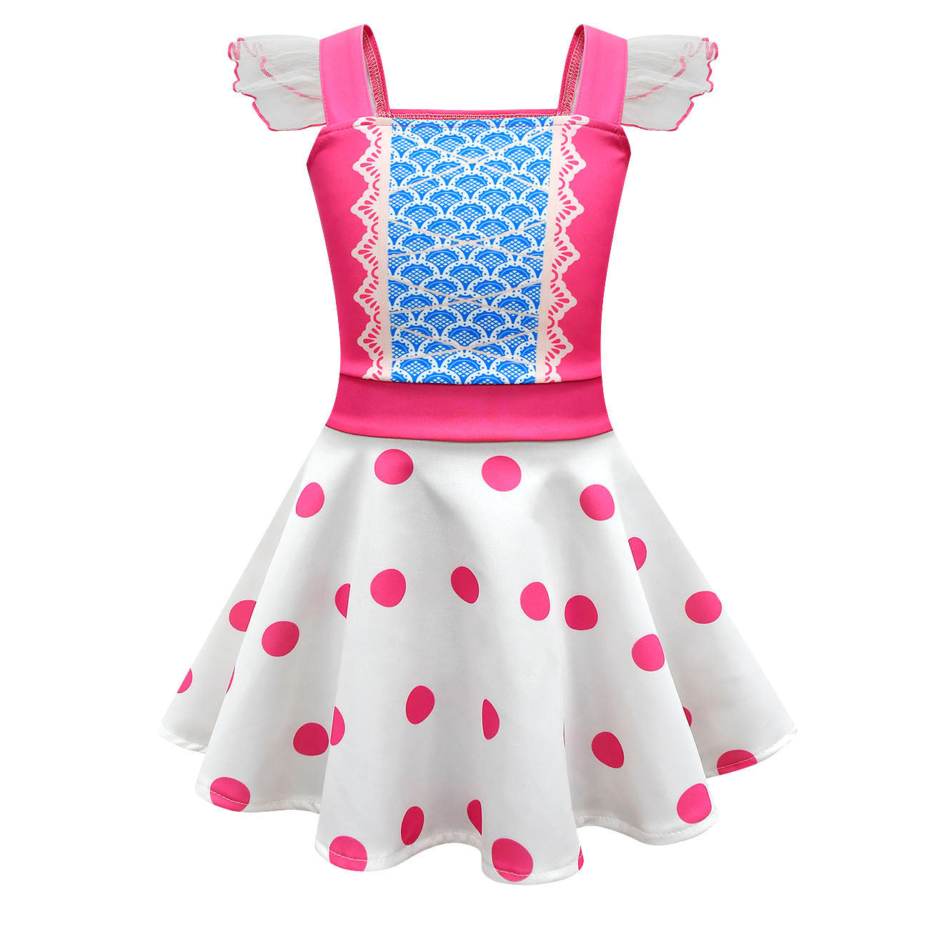 Girls Bo Peep Toy Story Kids Girls Dress Outfits Summer Cosplay Costume