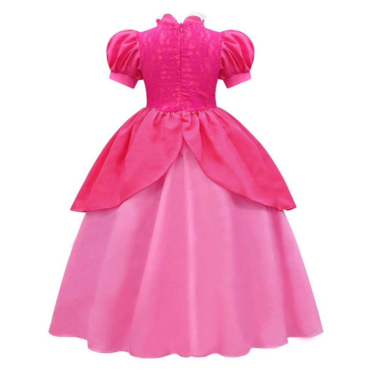 Super Mario Bros Princess Peach Kids Girls Tutu Dress Outfits Cosplay Costume