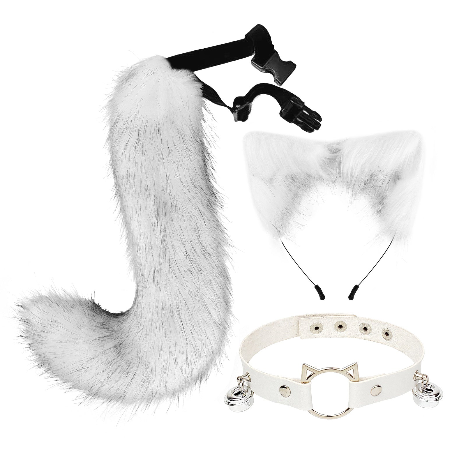 Crazy Zootopia Nick Fox Collar Headband Fox Tail Accessories