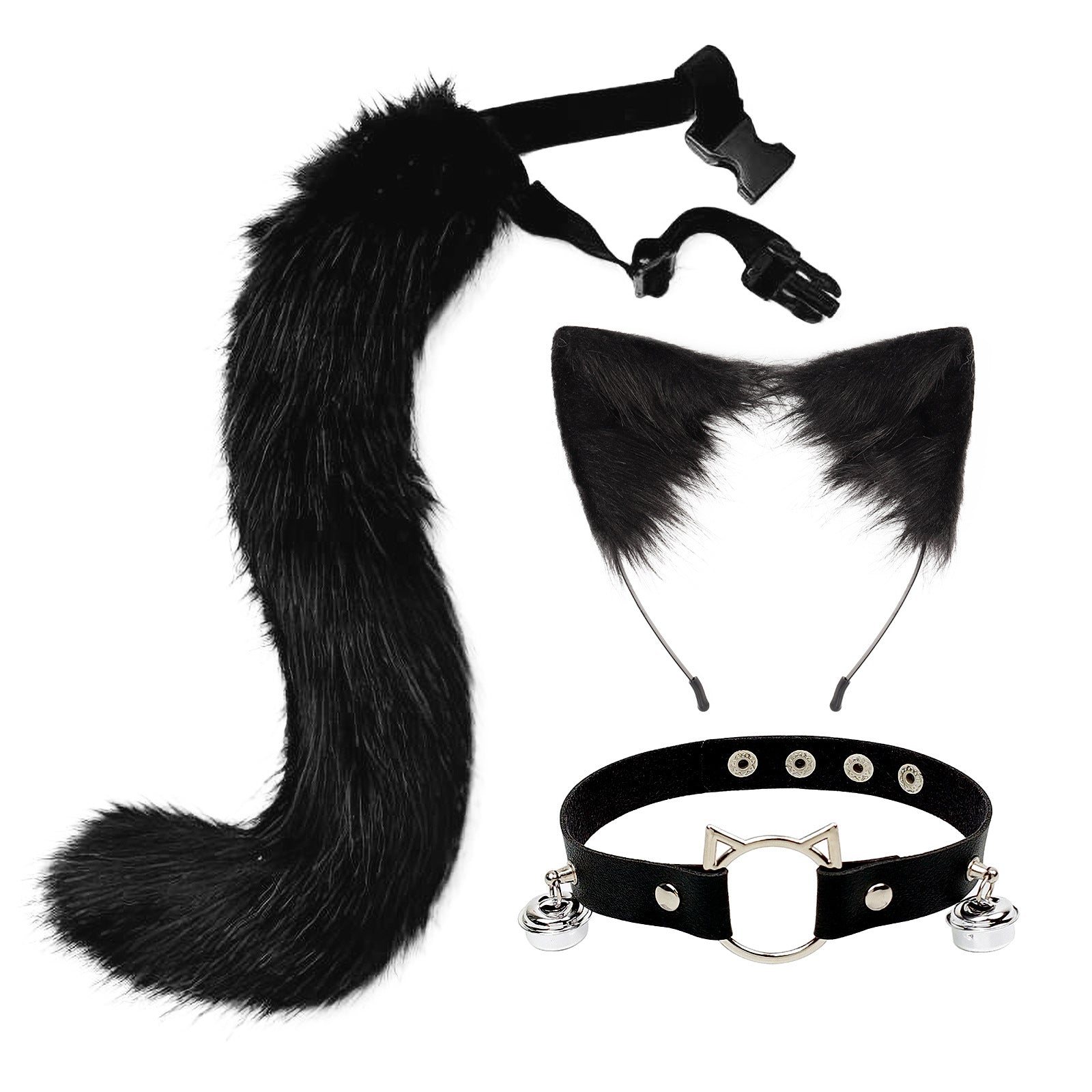 Crazy Zootopia Nick Fox Collar Headband Fox Tail Accessories