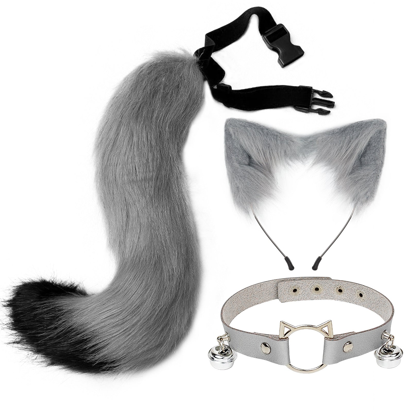 Crazy Zootopia Nick Fox Collar Headband Fox Tail Accessories