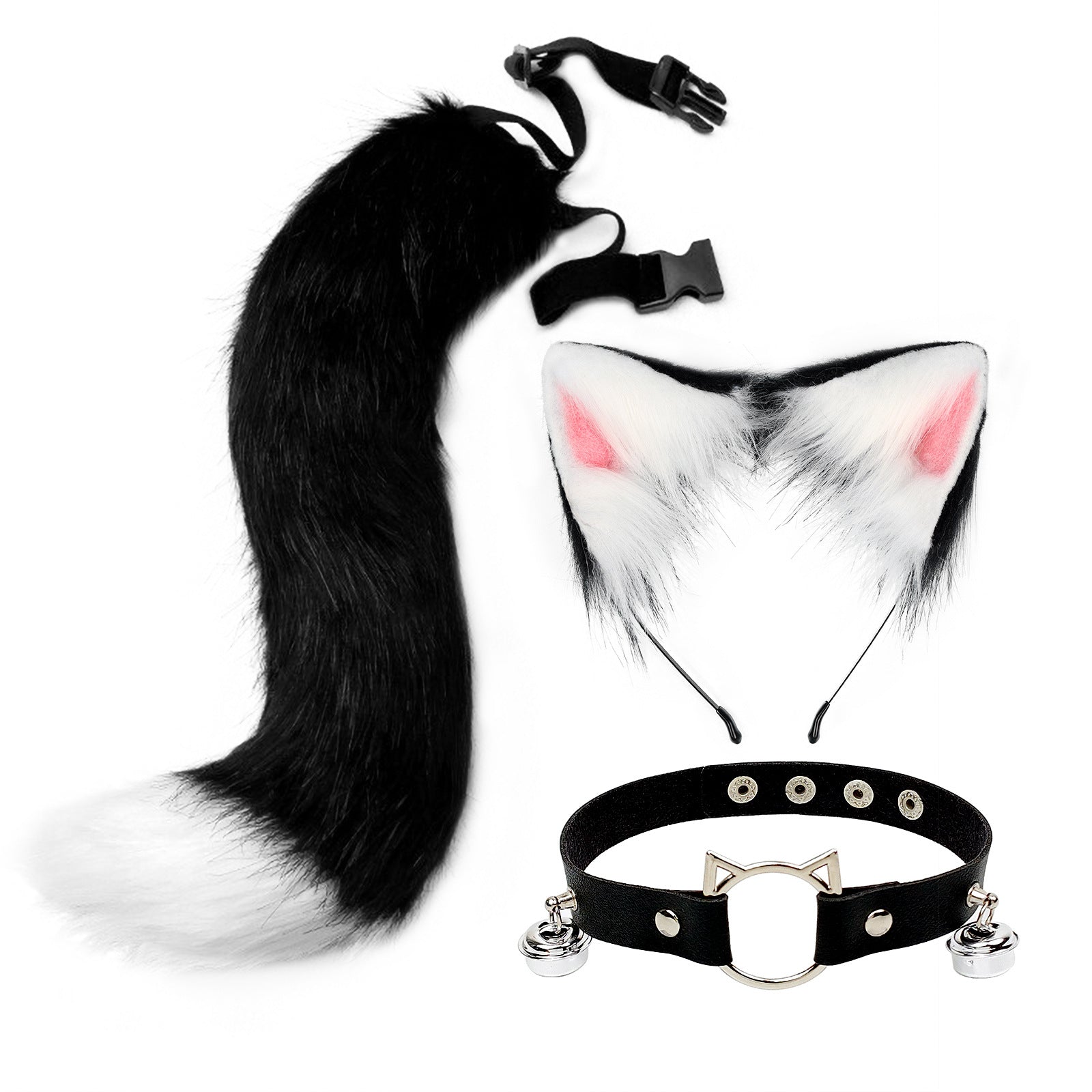 Crazy Zootopia Nick Fox Collar Headband Fox Tail Accessories