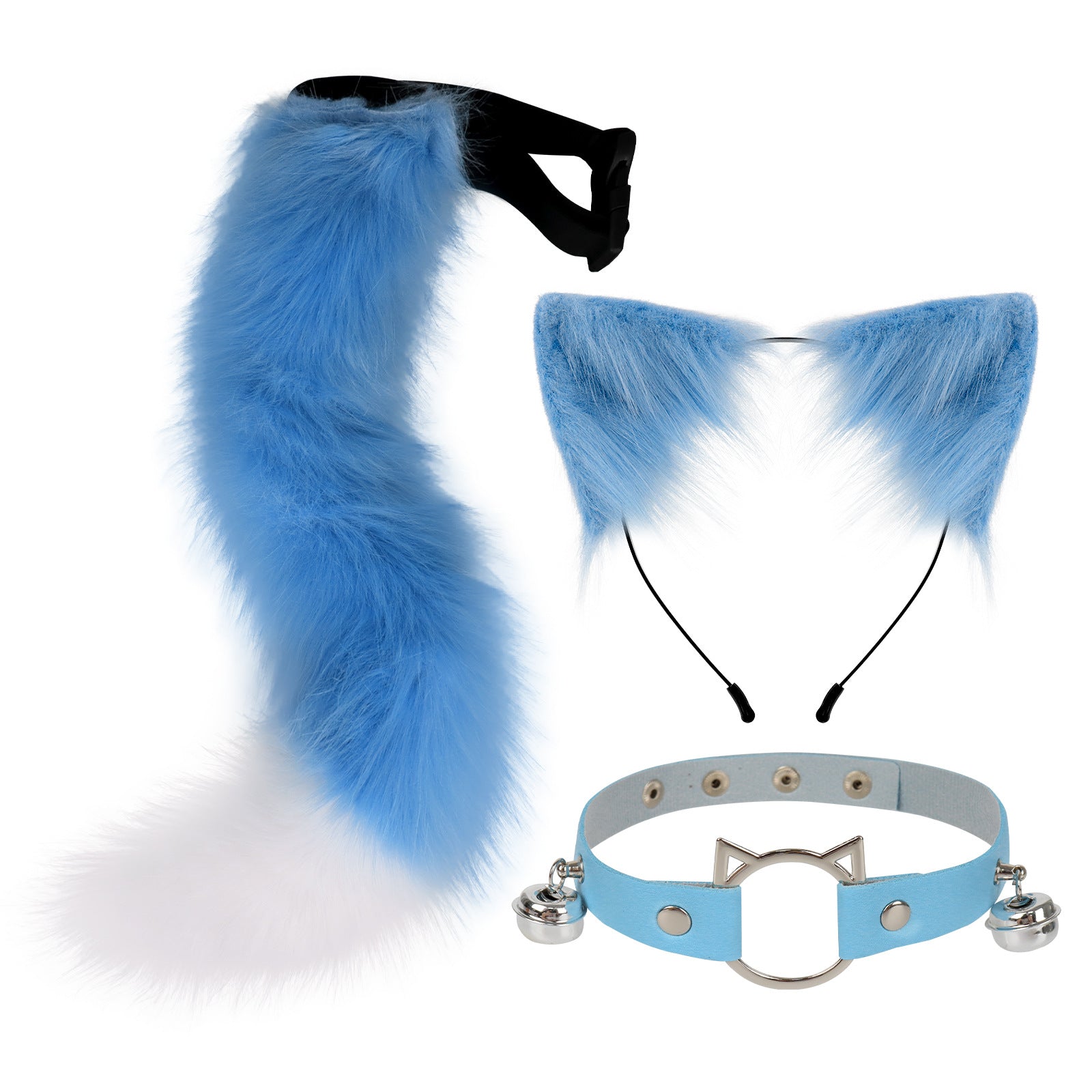 Crazy Zootopia Nick Fox Collar Headband Fox Tail Accessories