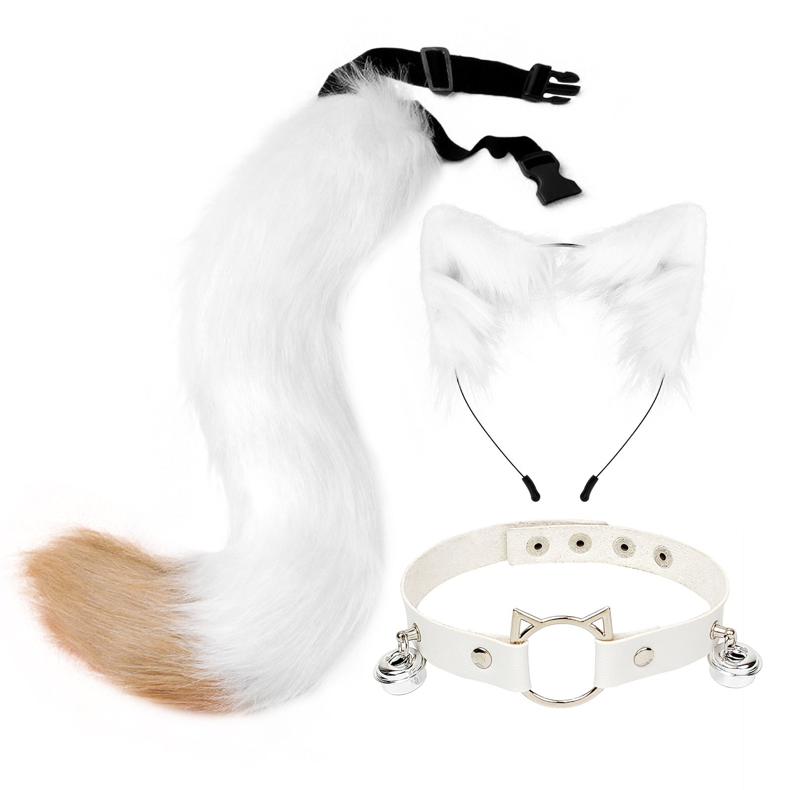 Crazy Zootopia Nick Fox Collar Headband Fox Tail Accessories