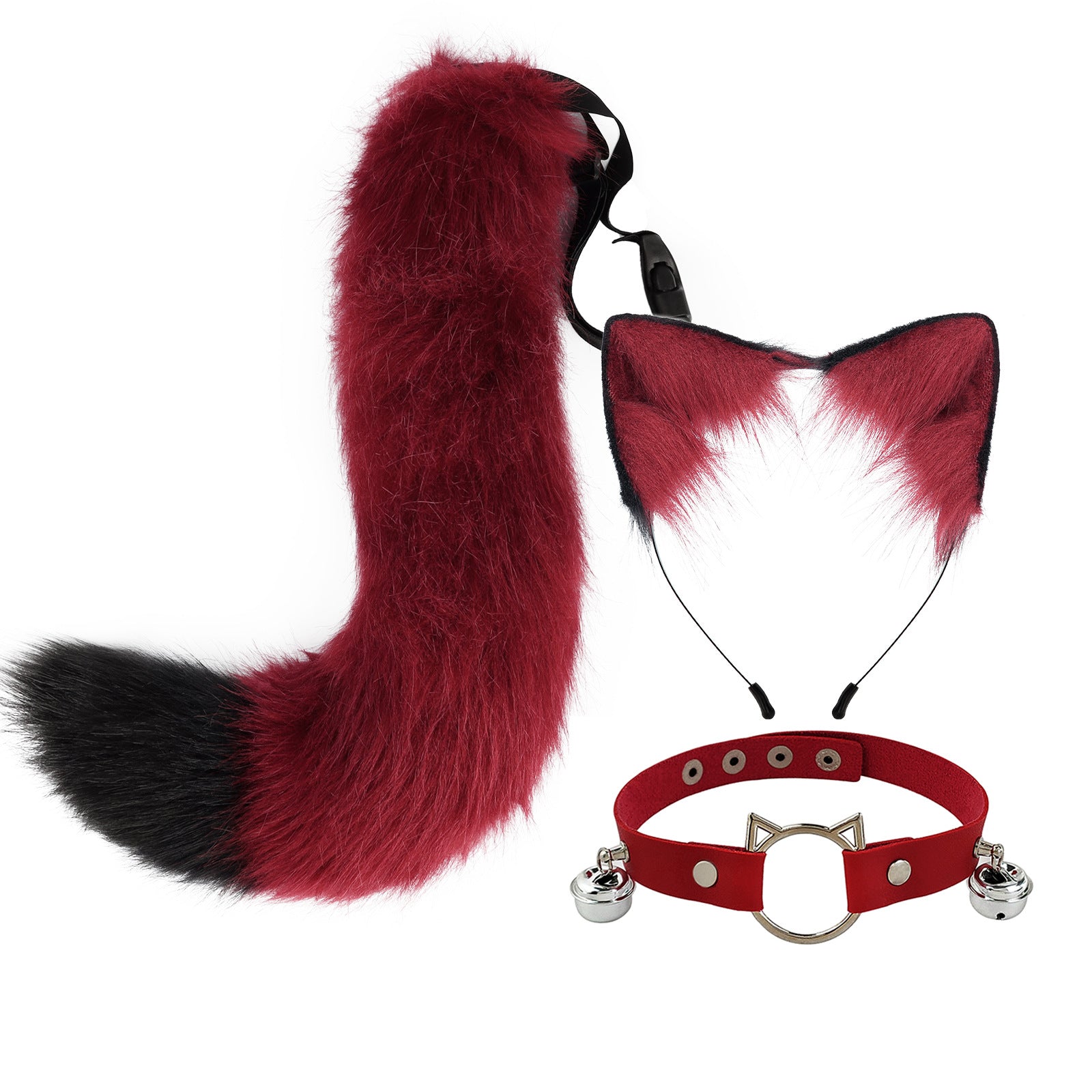 Crazy Zootopia Nick Fox Collar Headband Fox Tail Accessories
