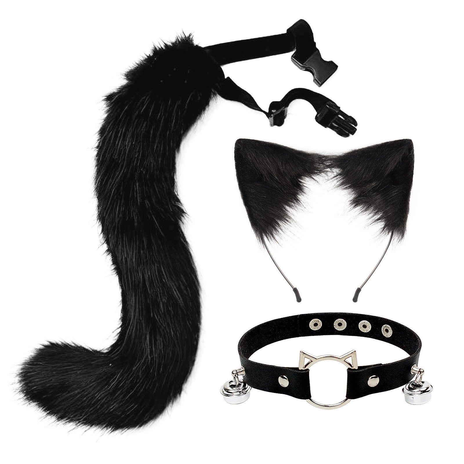 Crazy Zootopia Nick Fox Collar Headband Fox Tail Accessories