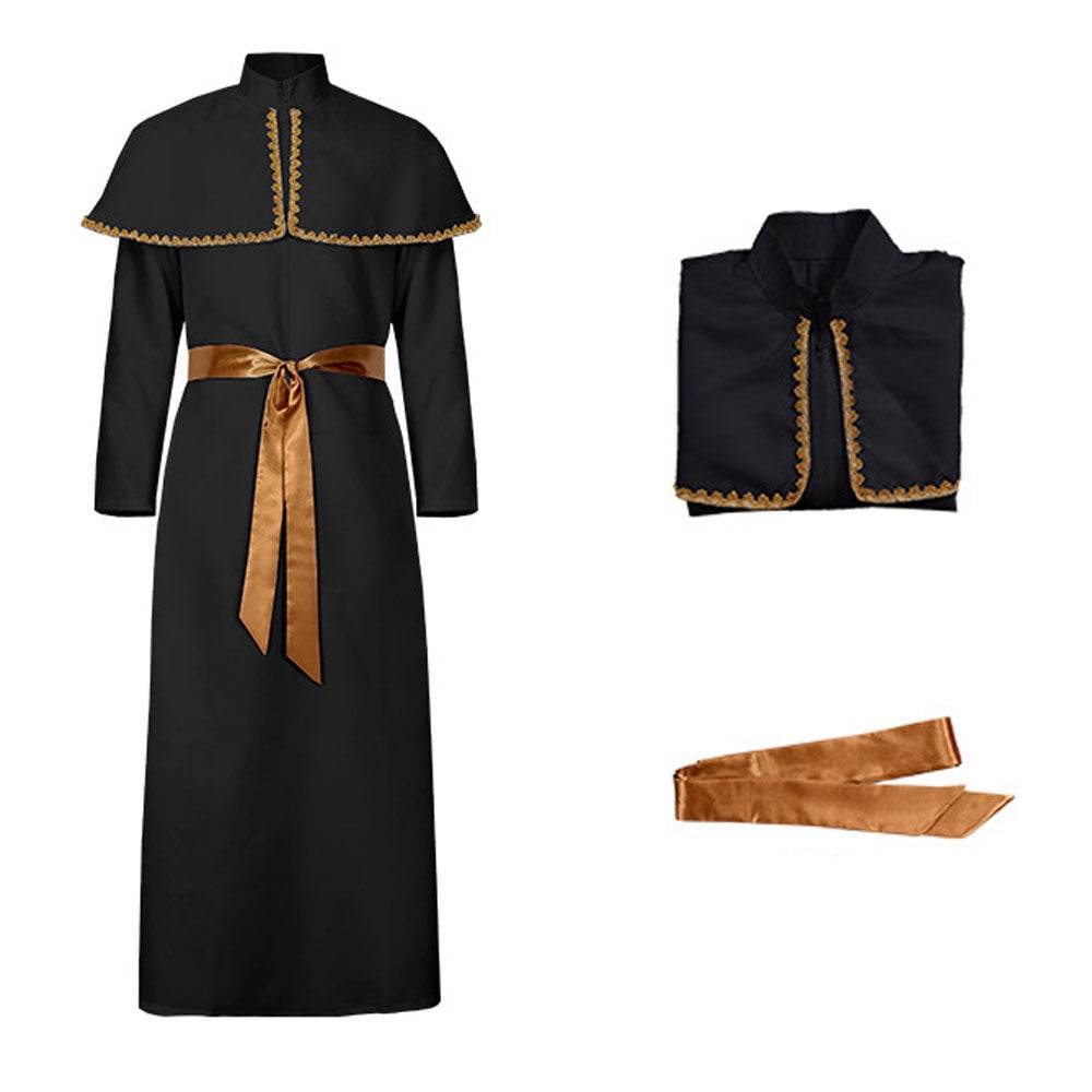 Men's Pope Costume Halloween Medieval Cosplay - Azufun