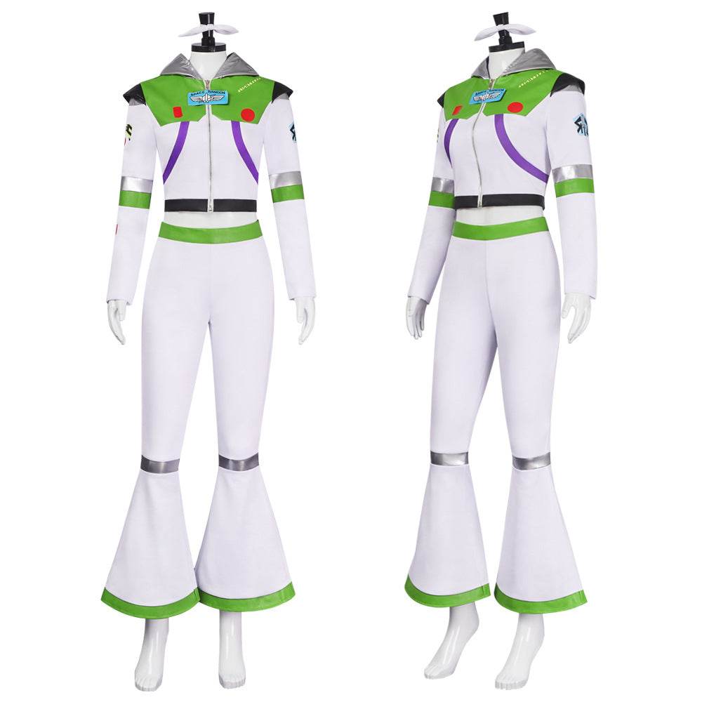 Toy Story Buzz Lightyear Women's Jumpsuit Cosplay Costume Halloween - Azufun