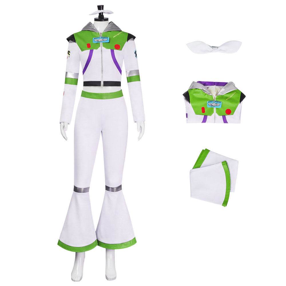 Toy Story Buzz Lightyear Women's Jumpsuit Cosplay Costume Halloween - Azufun