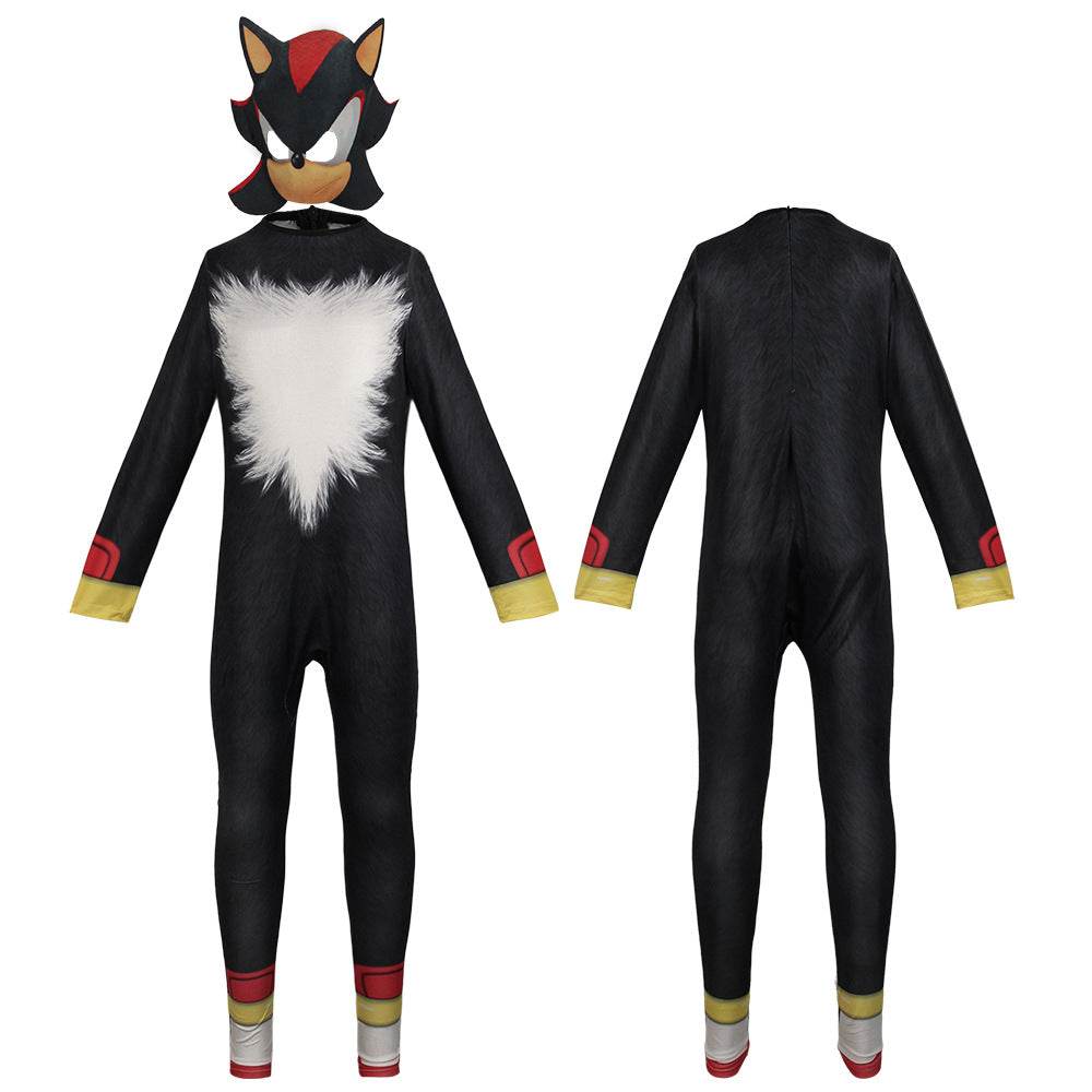 Sonic the Hedgehog Cosplay Costume Jumpsuit Kids Party Carnival - Azufun
