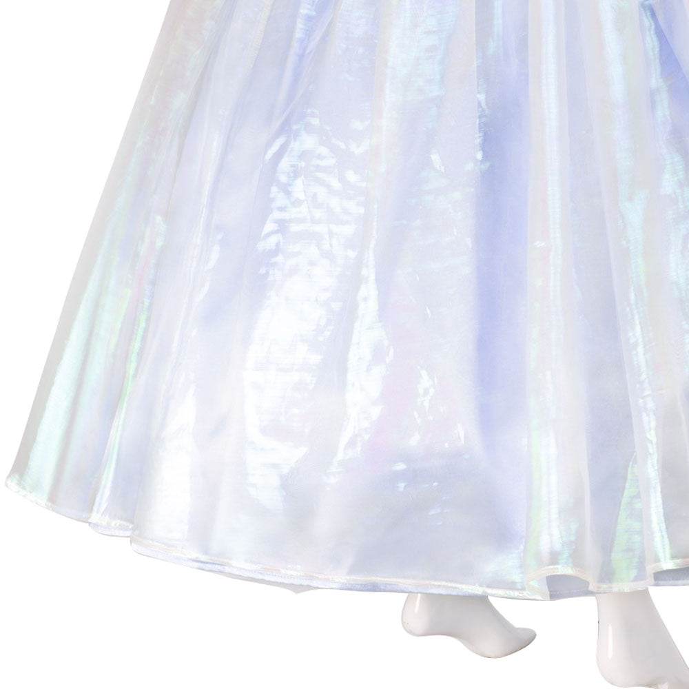 Wicked Glinda Women Blue Dress Outfit Carnival Halloween Cosplay Costume - Azufun