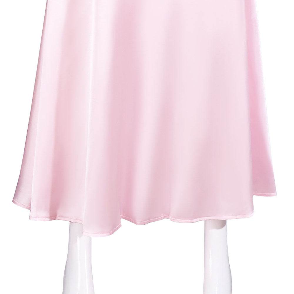 Wicked Glinda Women Pink Suspender Dress Outfit Carnival Cosplay Costume - Azufun