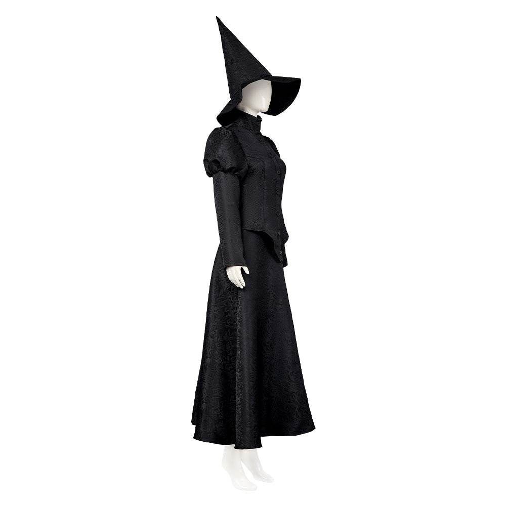 Wicked Elphaba Women Dress Outfit Carnival Cosplay Costume Set - Azufun