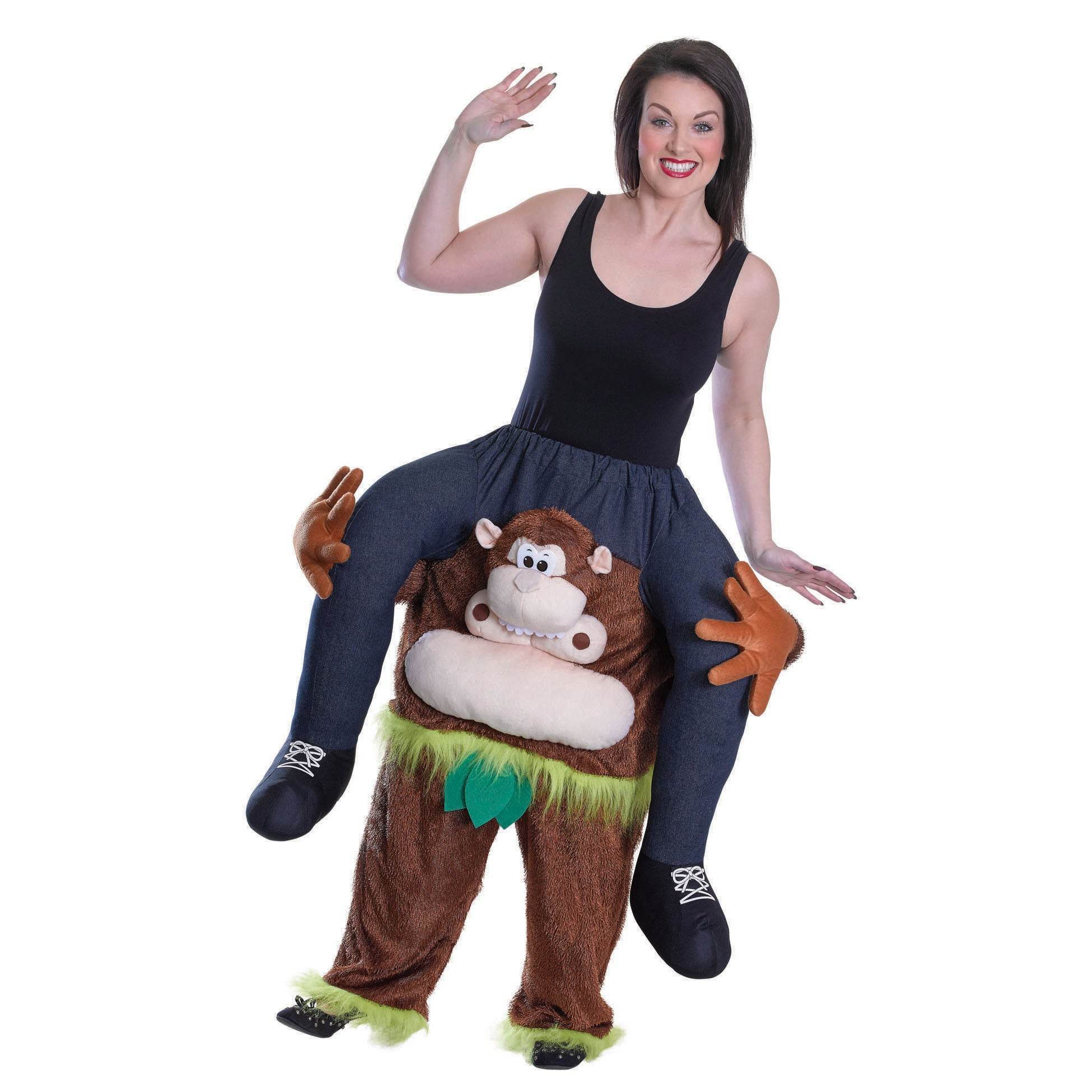 Snowman Elk Elf Grass Skirt Orangutan Funny Puppet Costumes - Azufun
