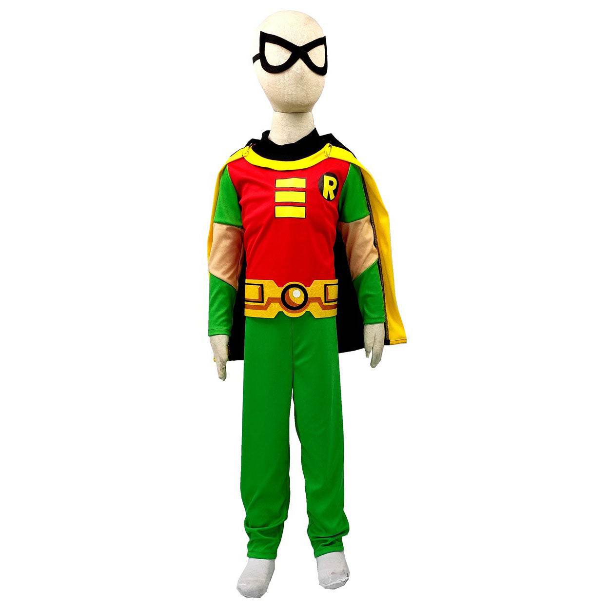 DC Teen Titans Robin Cosplay Costume Halloween For kids Child - Azufun