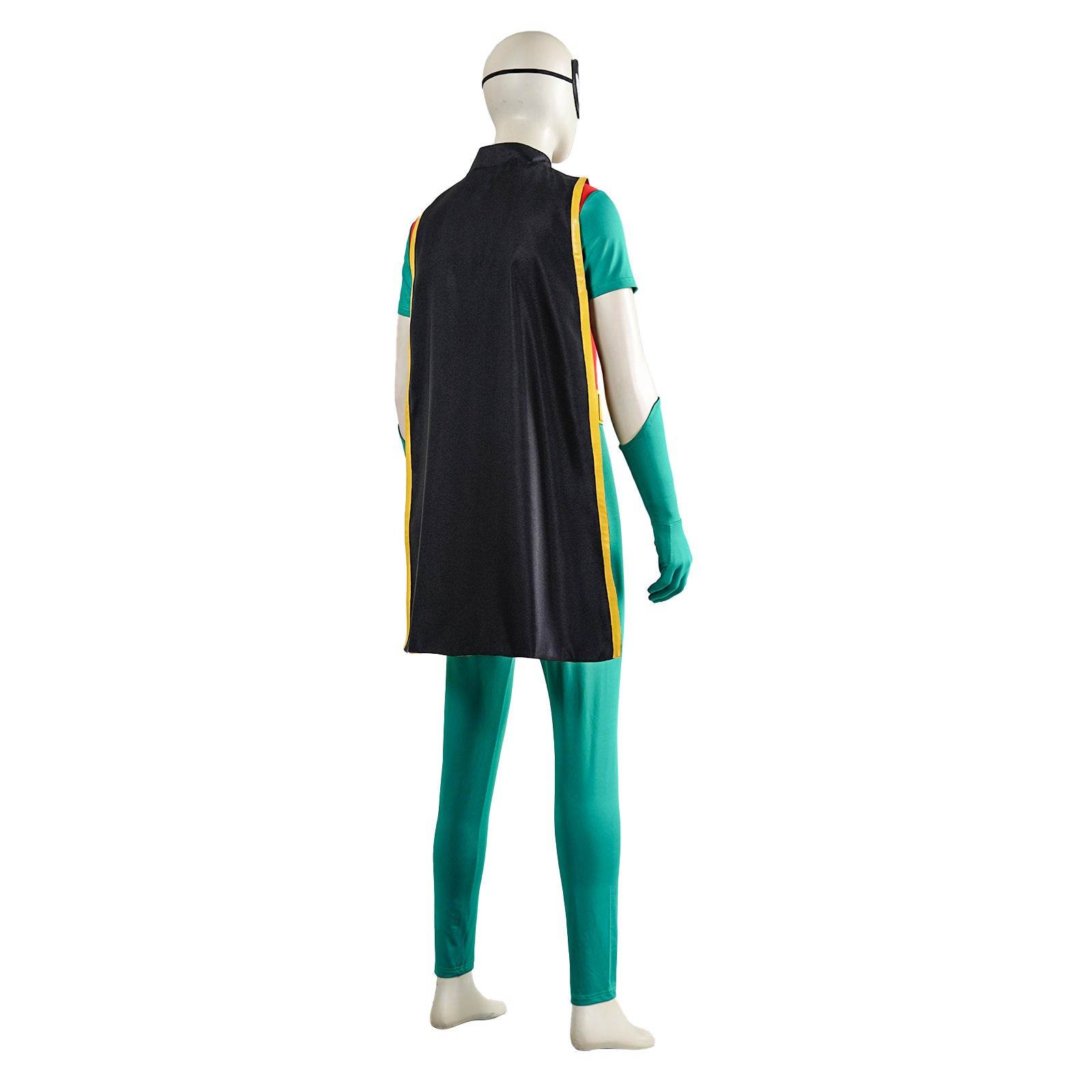 Teen Titans Robin Costume Super Hero Halloween For Adult Full Set With Cape - Azufun
