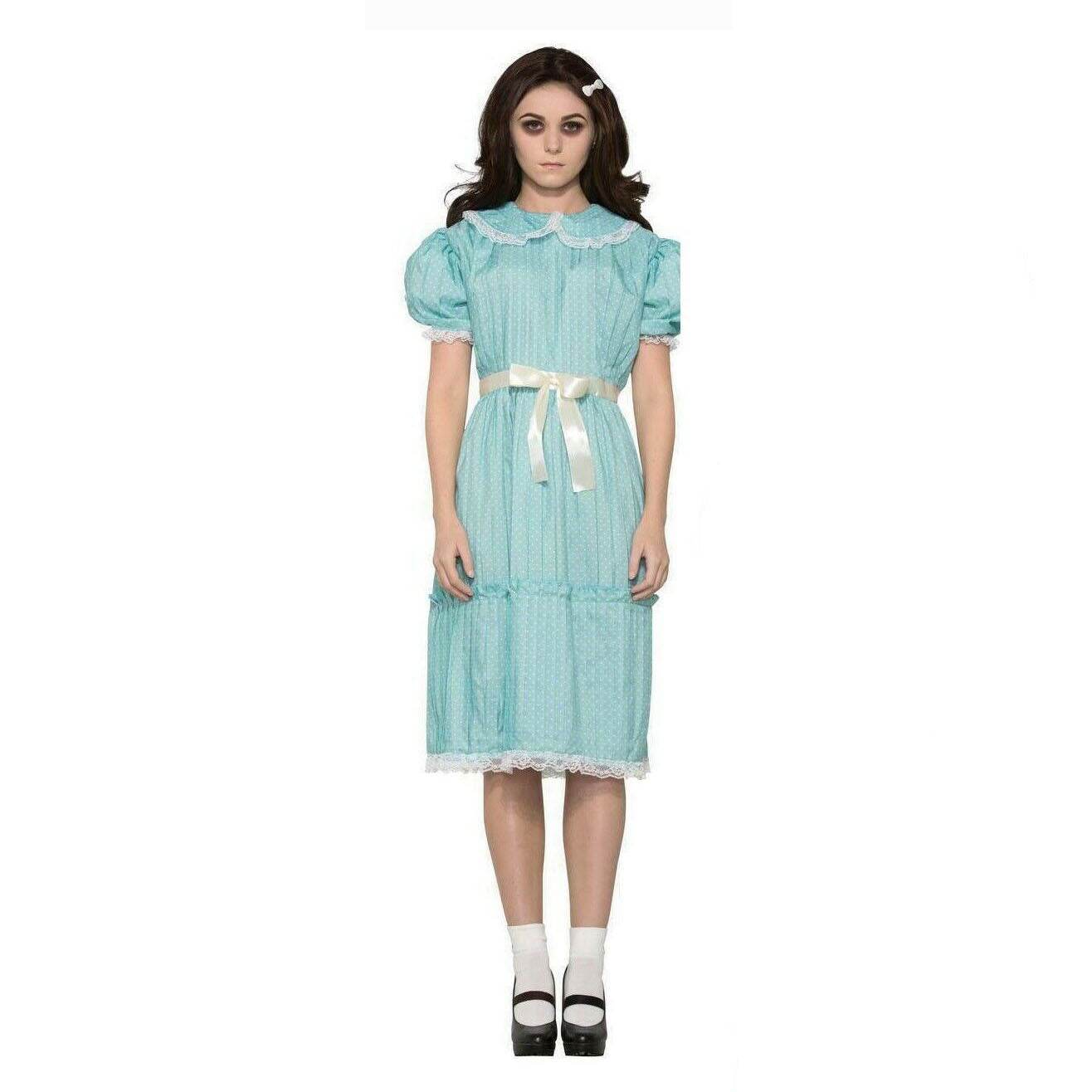 The Shining Grady Twins Costume Cosplay Halloween for Girls Women - Azufun