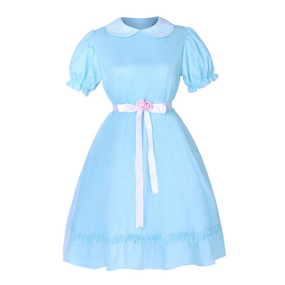 The Shining Grady Twins Costume Cosplay Halloween for Girls Women - Azufun