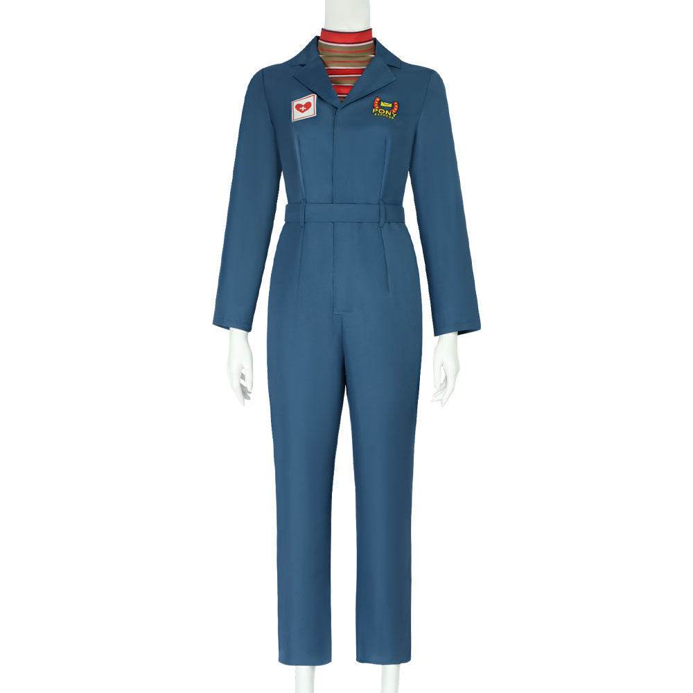 Mouthwashing Anya Women Blue Jumpsuit Carnival Halloween Cosplay Costume - Azufun