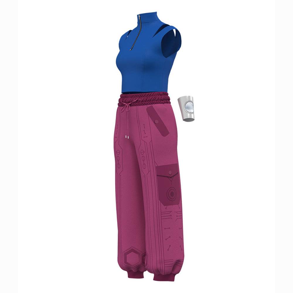 Zombies 4 Dawn of the Vampires Addison Wells Victor Nova Costume Halloween - Azufun