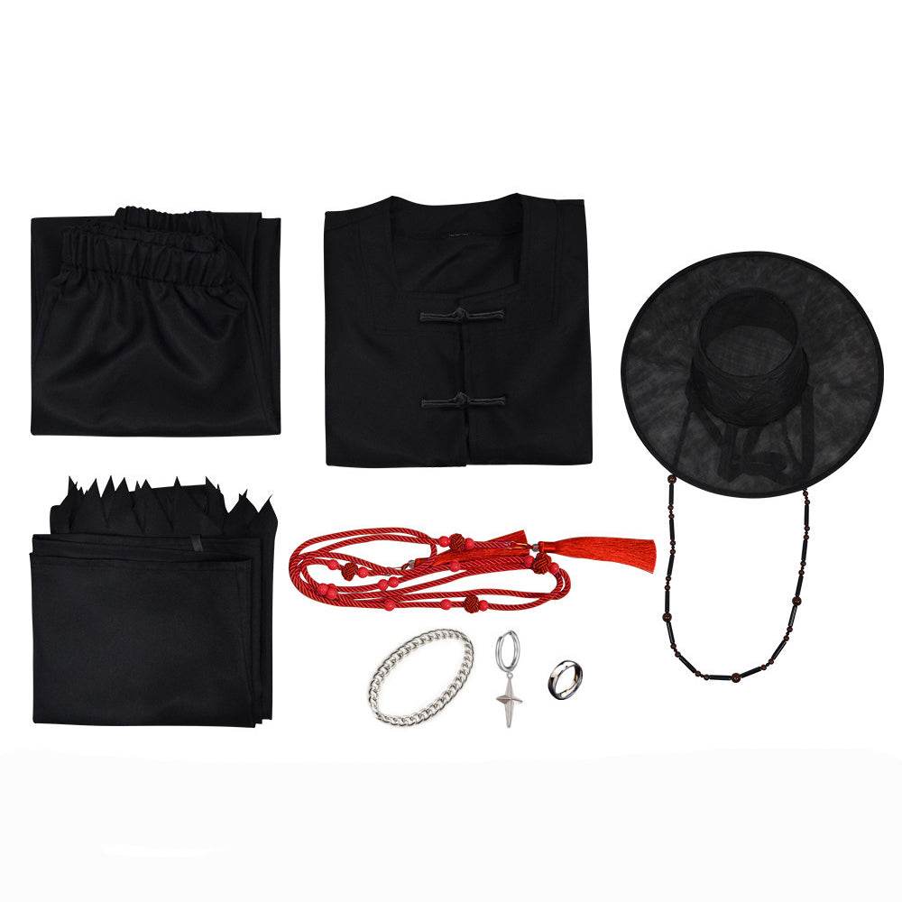 Kpop Demon Hunters Jinu Costume Cosplay Outfit Hat For Adult Man Halloween - Azufun