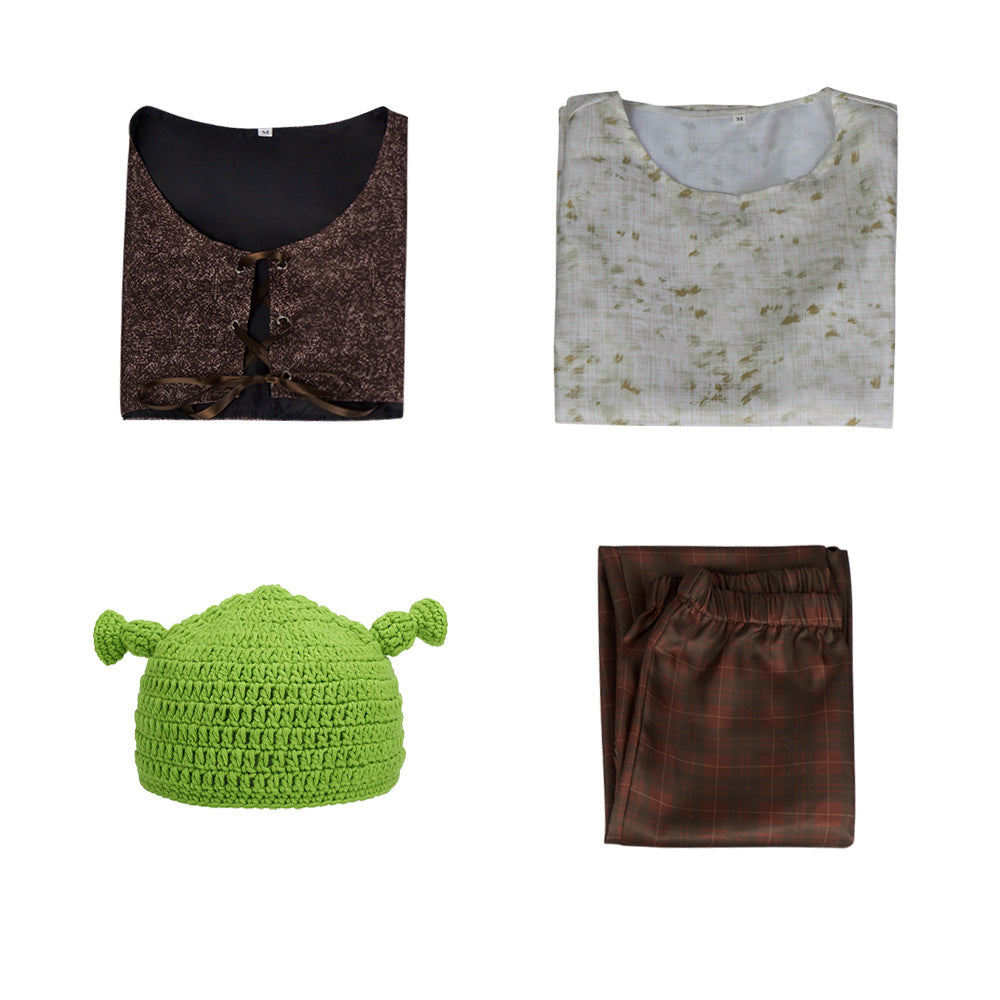 Shrek Halloween Anime Costume with Green - Azufun