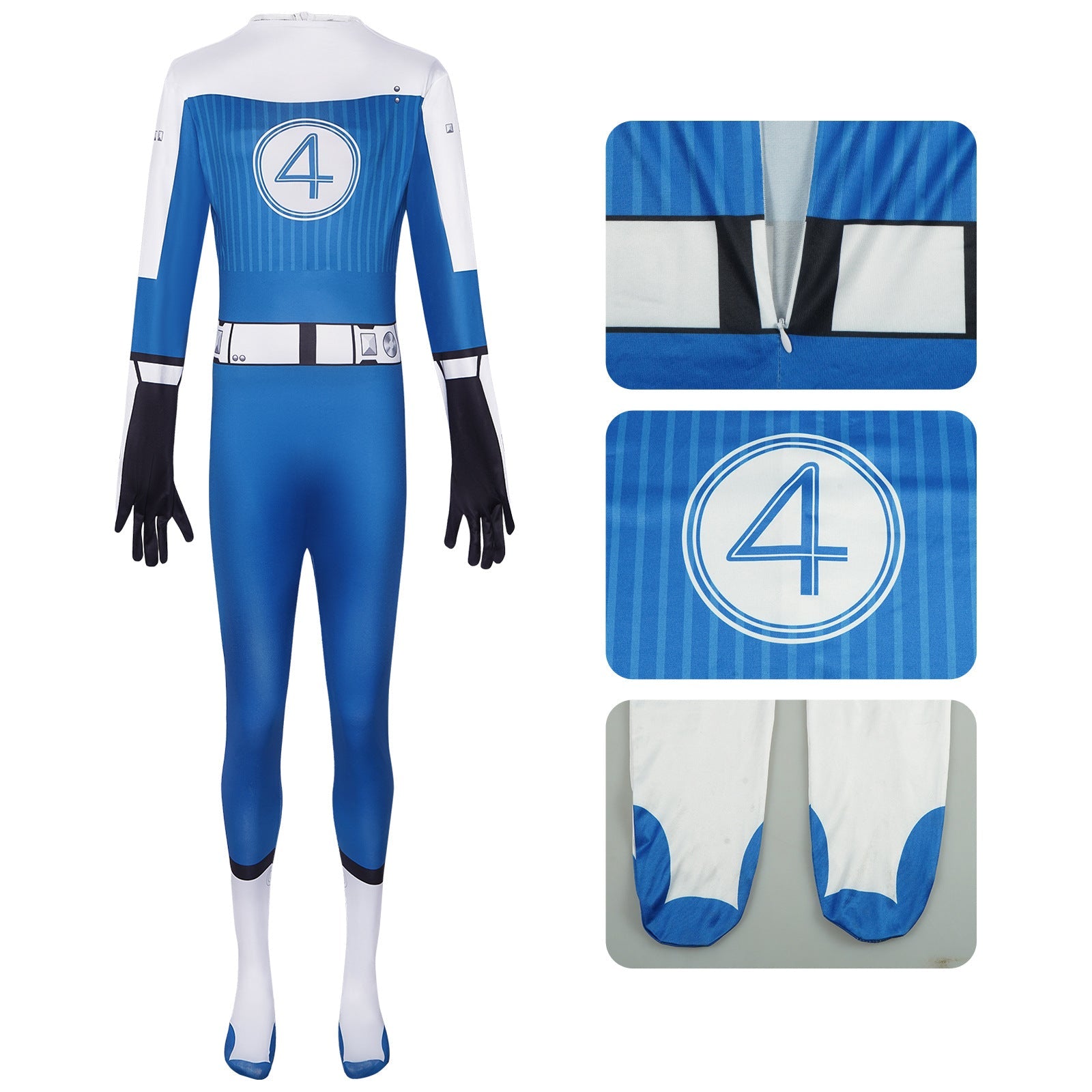 The Fantastic Four First Steps Thing Jumpsuit Cosplay Costume - Azufun