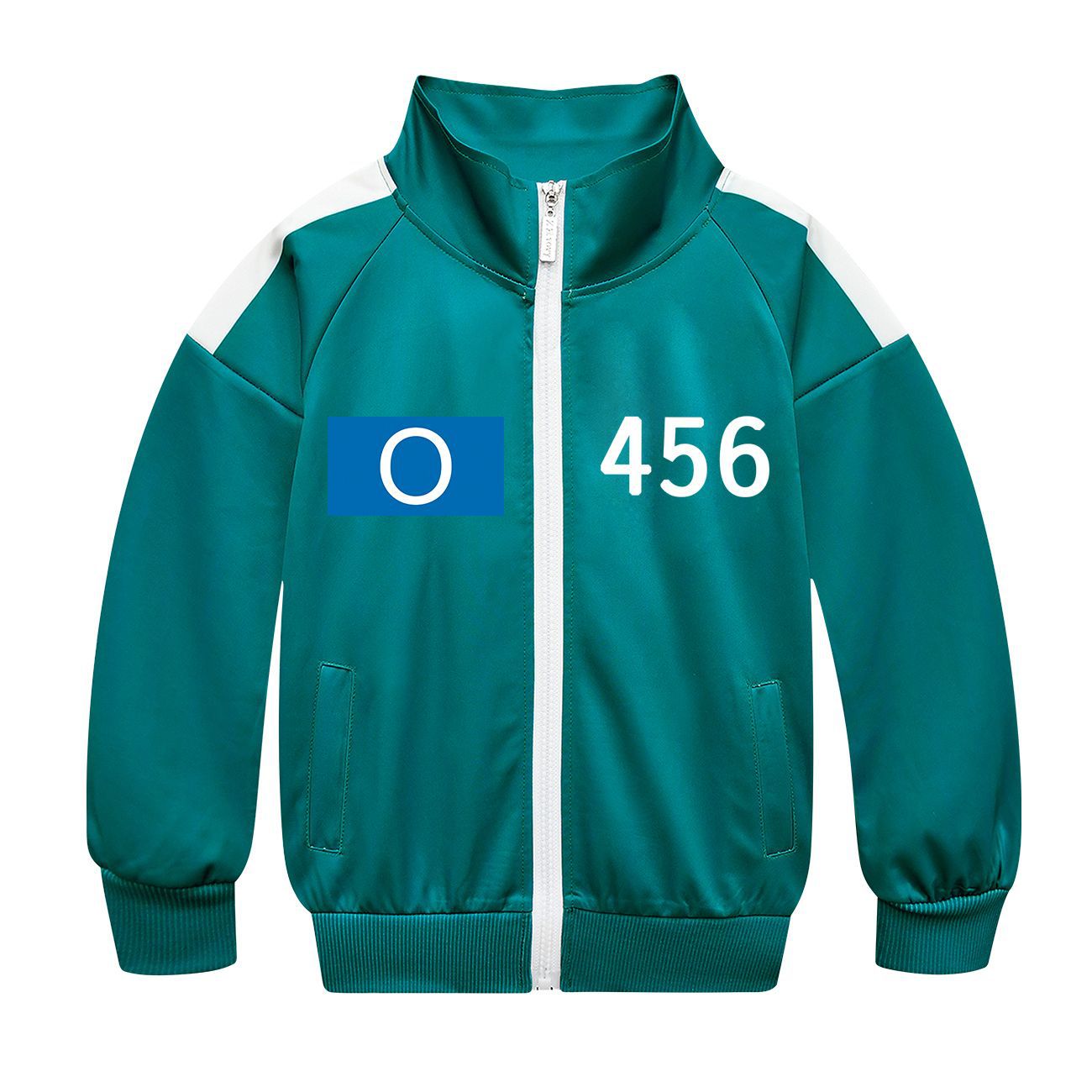 Players Tracksuit Costume Game Cosplay Squid Green Jacket Shirt For Adult Kids - Azufun