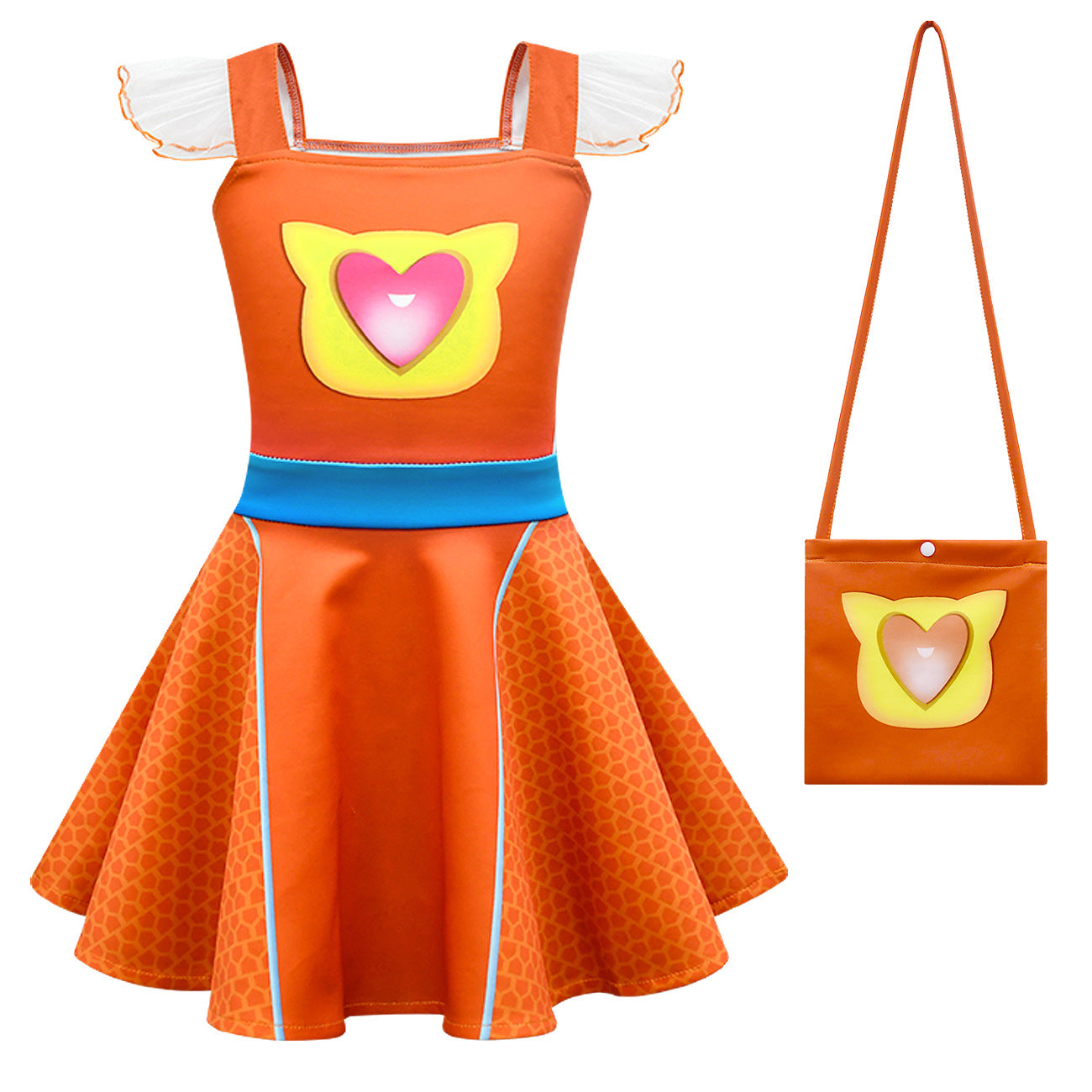 SuperKitties Sparks Buddy Light Up Costume Princess Dresses For Kids Girl - Azufun
