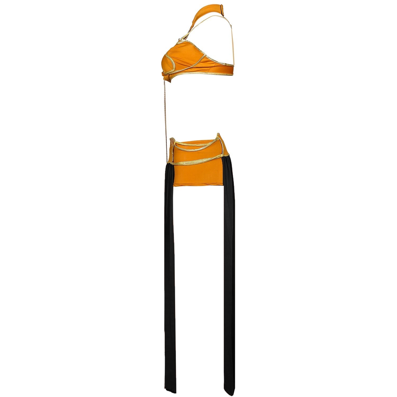 Leia Costumes Princess Slave Queen Dress Star Wars Cosplay Halloween - Azufun