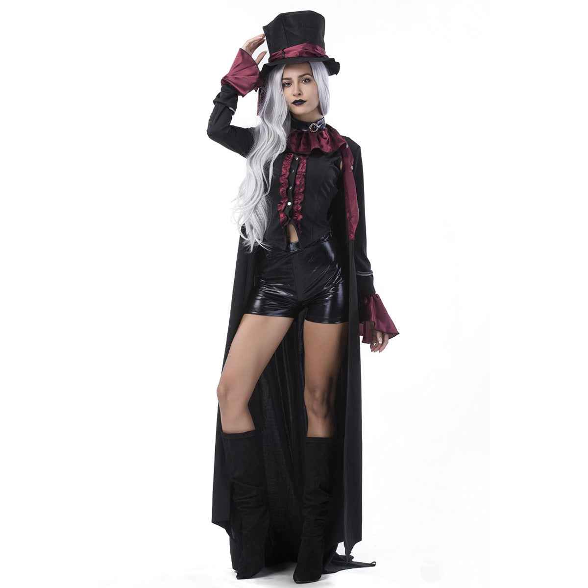 LUSTY VAMPIRE Witch Queen Long Dress Party Uniform DS Costume