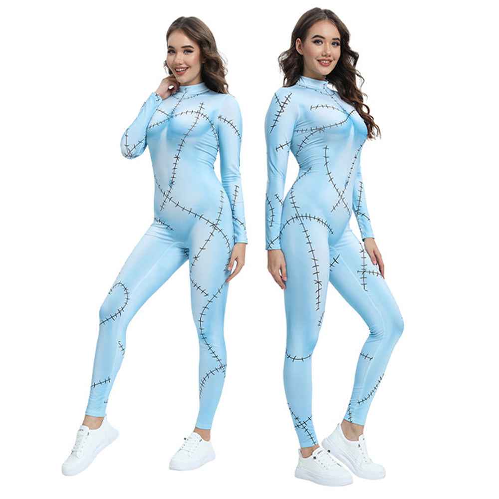 Halloween costume Christmas Nightmare cosplay Sally Jumpsuit dress