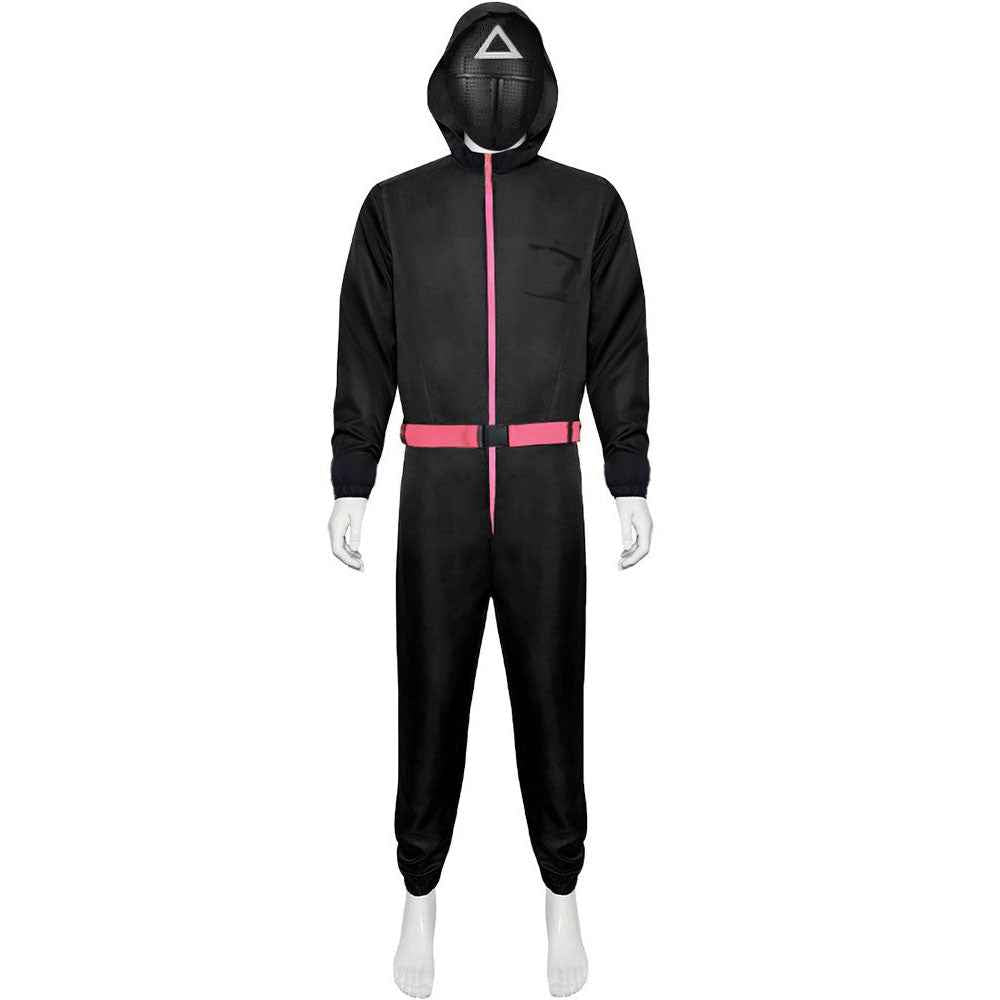 Black Guard Game Costume Squid Adult Halloween