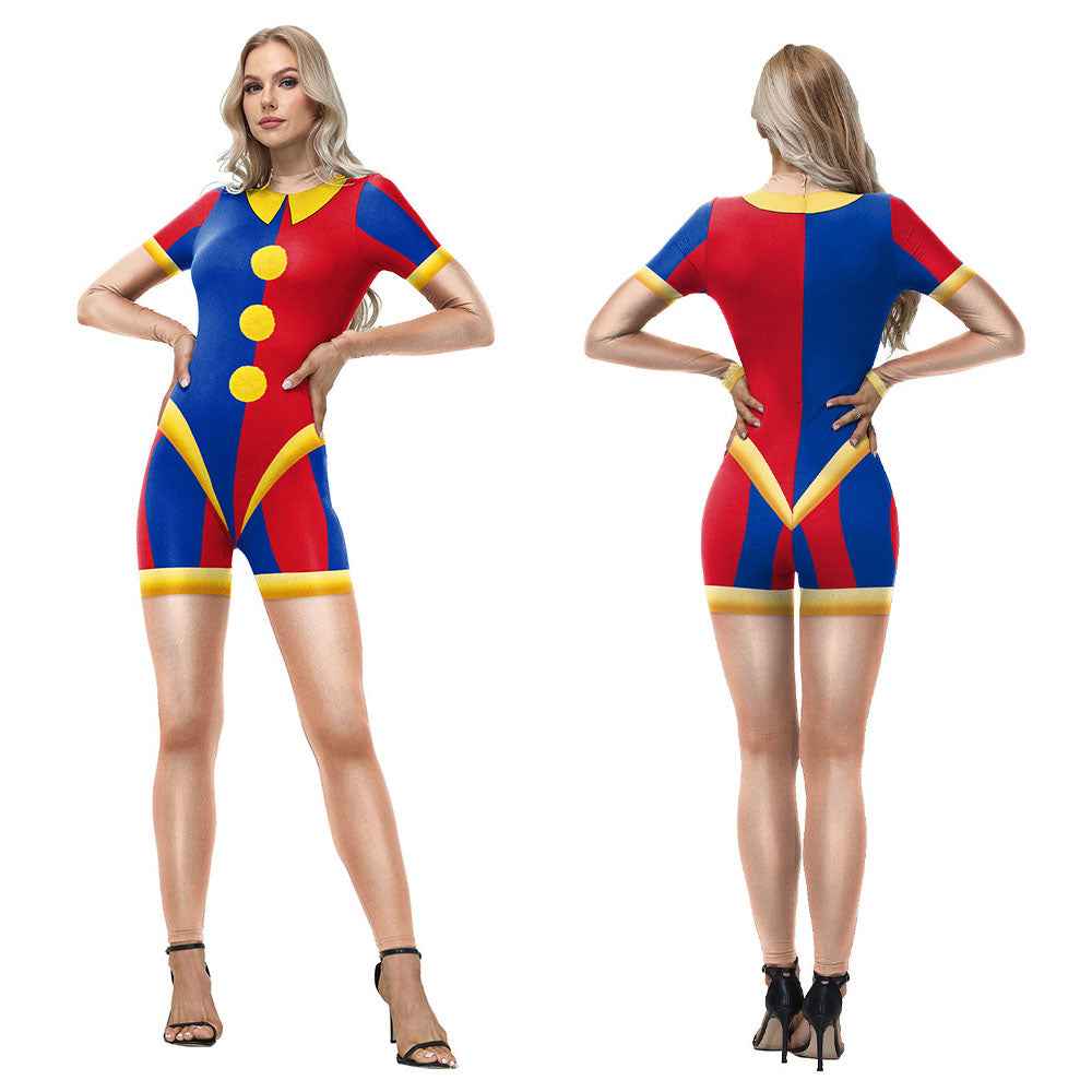 Pomni Bodysuit Costume for women Halloween