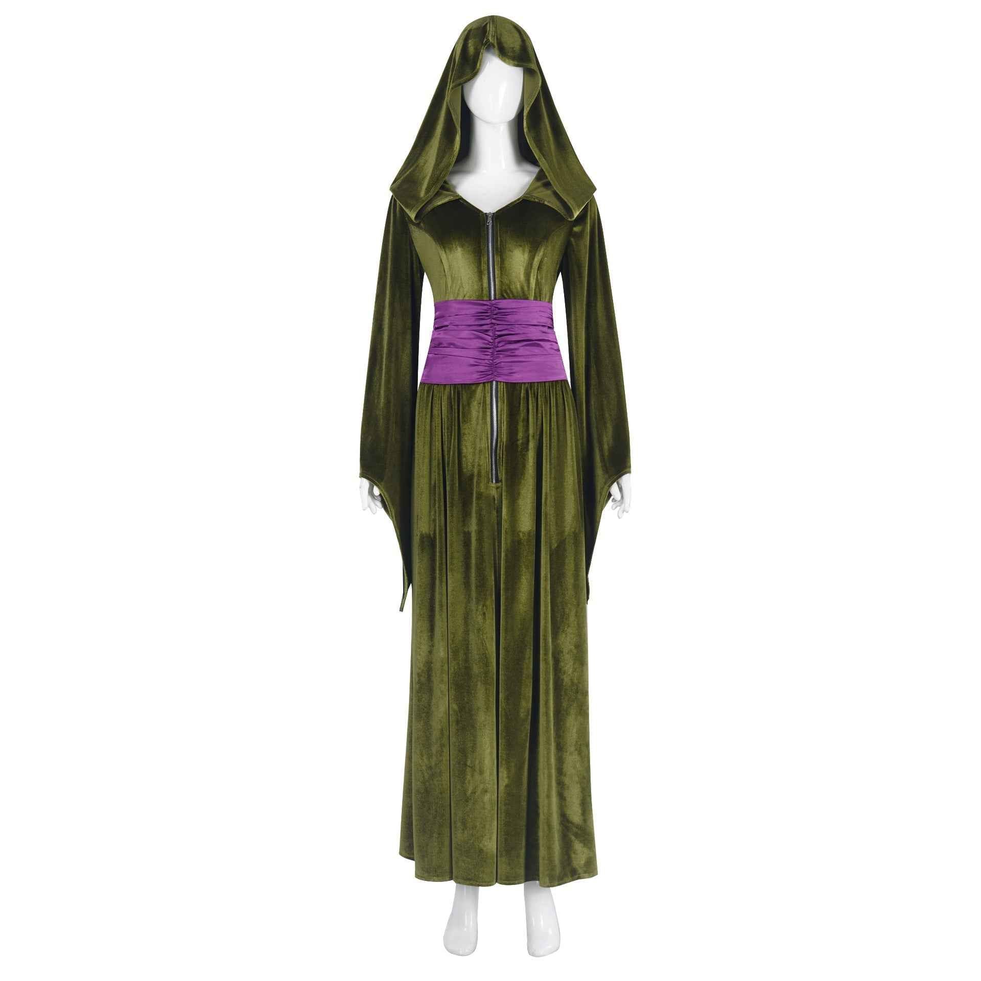 Queen Padme Amidala Cosplay Costume Green Dress Women Halloween
