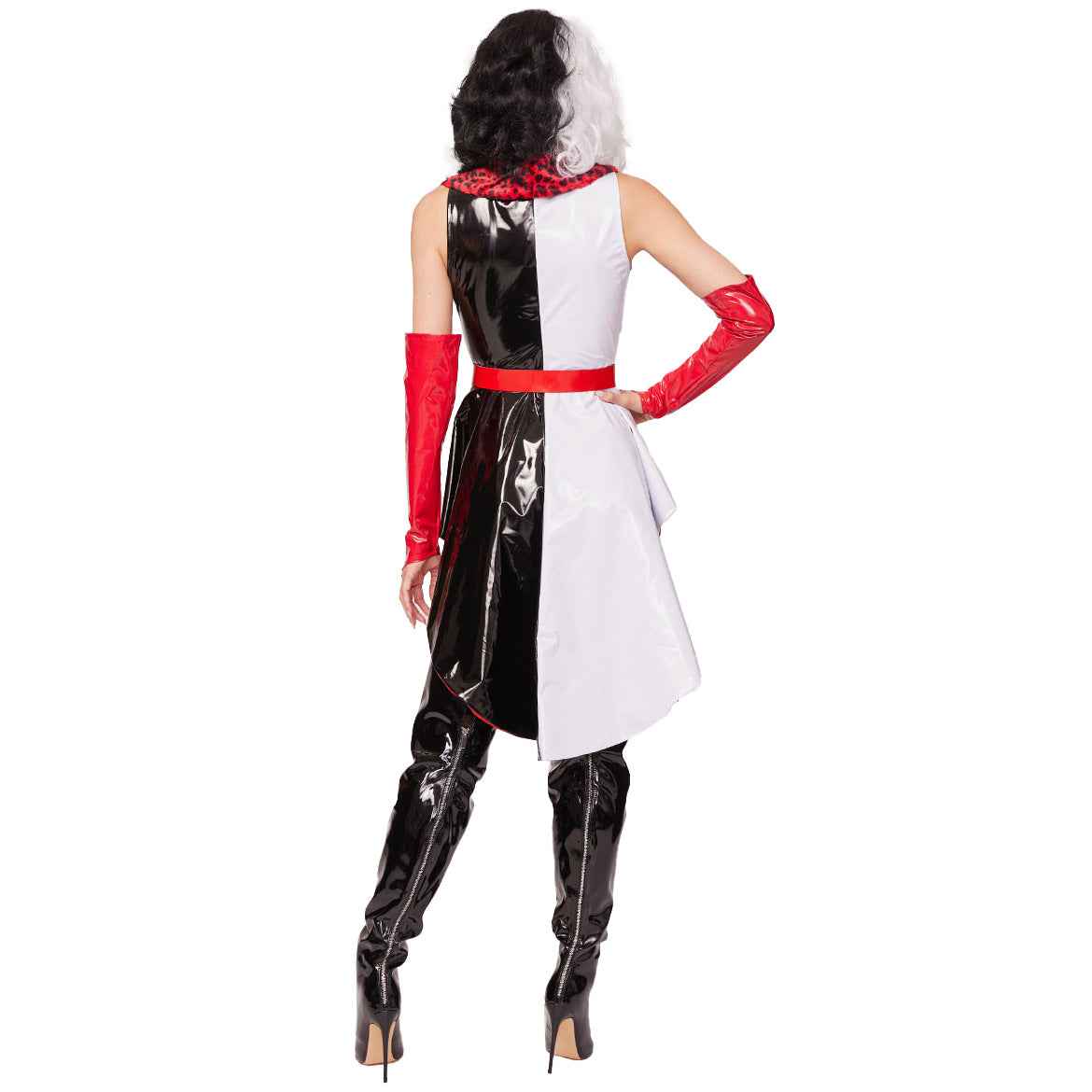 One Hundred and One Dalmatians Cruella De Vil Costume Dress Halloween