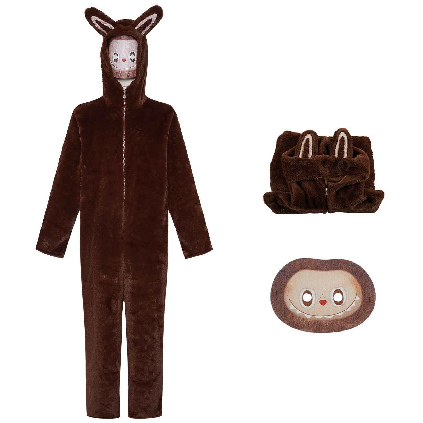 Labubu Cosplay Costume Jumpsuit Party Fancy Dress Bodysuit For Kids Adult Halloween