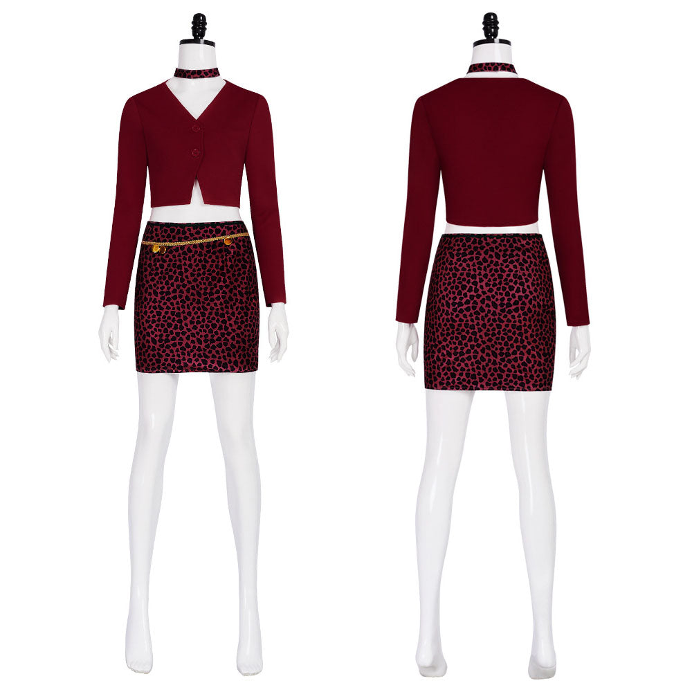 Silent Hill Cosplay Nurse Maria Costume Red Top Skirt