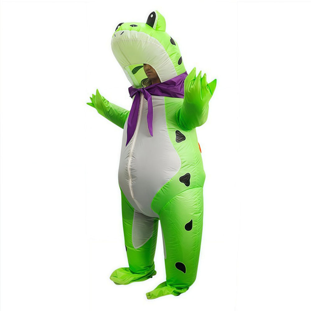Inflatable Frog Costume Green and Red Halloween