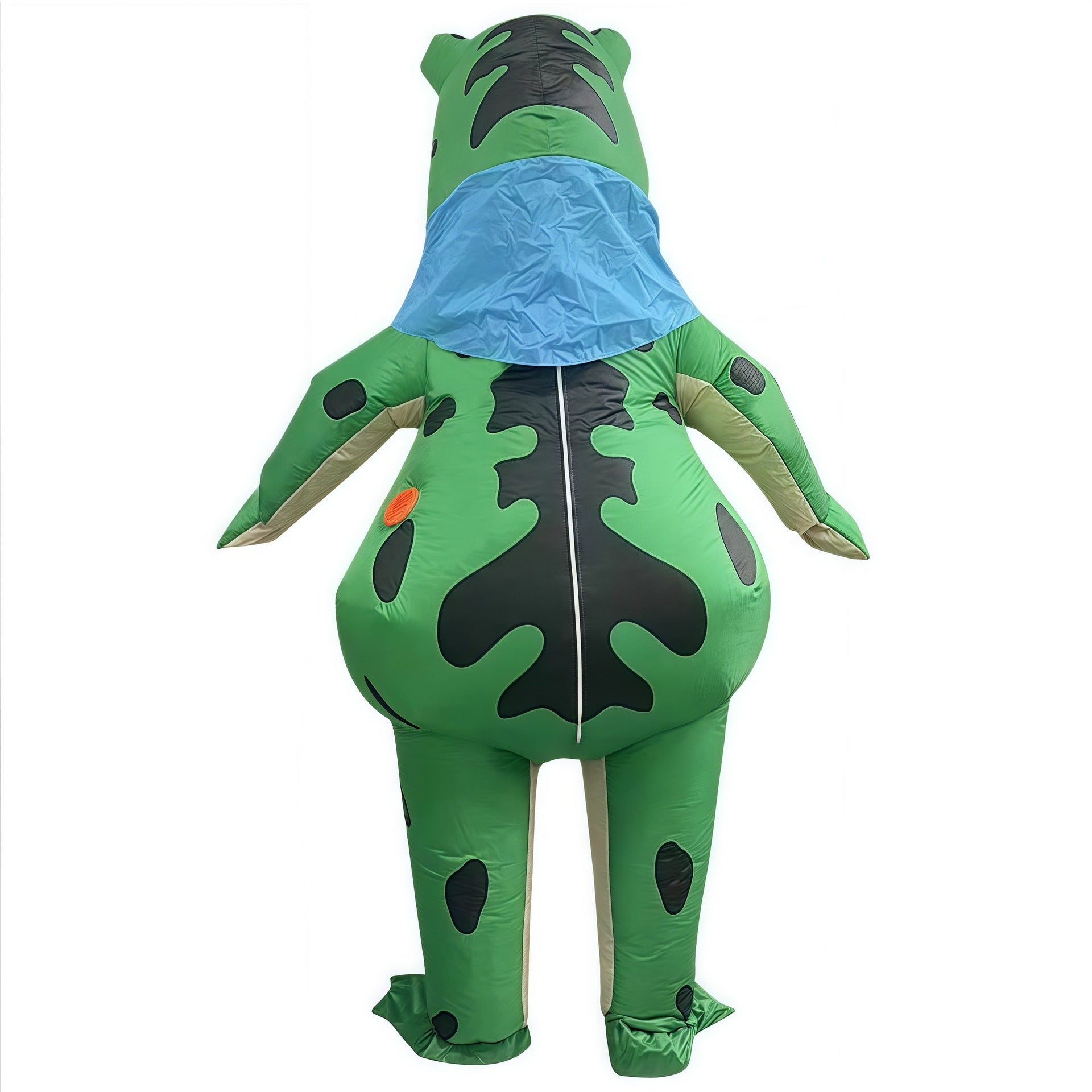 Inflatable Frog Costume Green and Red Halloween