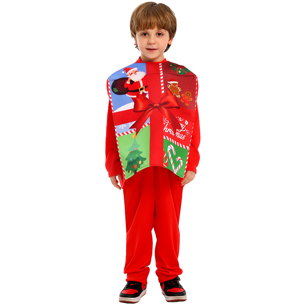 Kid's Set Santa Claus Mrs.Claus Christmas Gift Costume Fancy Set