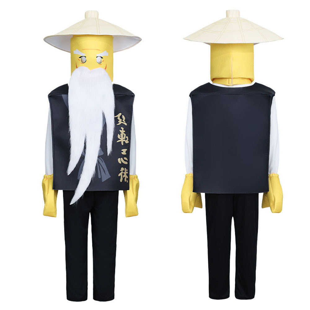 Kid's Ninjago Master Wu Costume Cosplay Party Carnival Adult