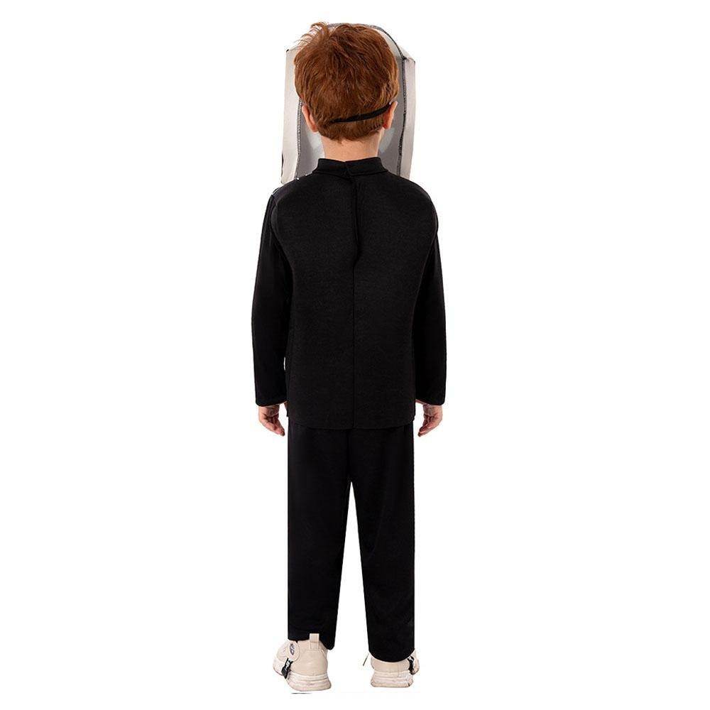 3D Horror Game TV and Toilet Costume Halloween Cosplay Outfit - Azufun