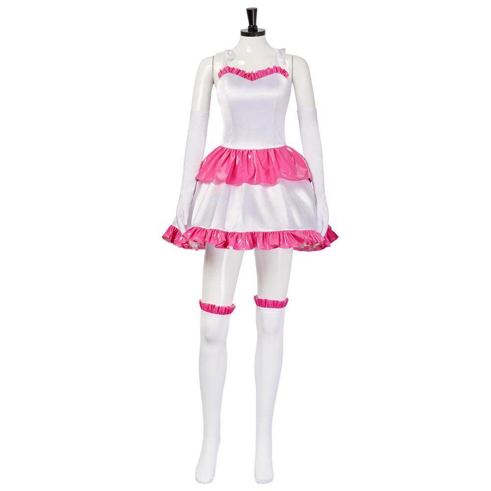 70s Perfect Blue Mima Kirigoe Cosplay Costume Red and Pink Dresses for Women - Azufun
