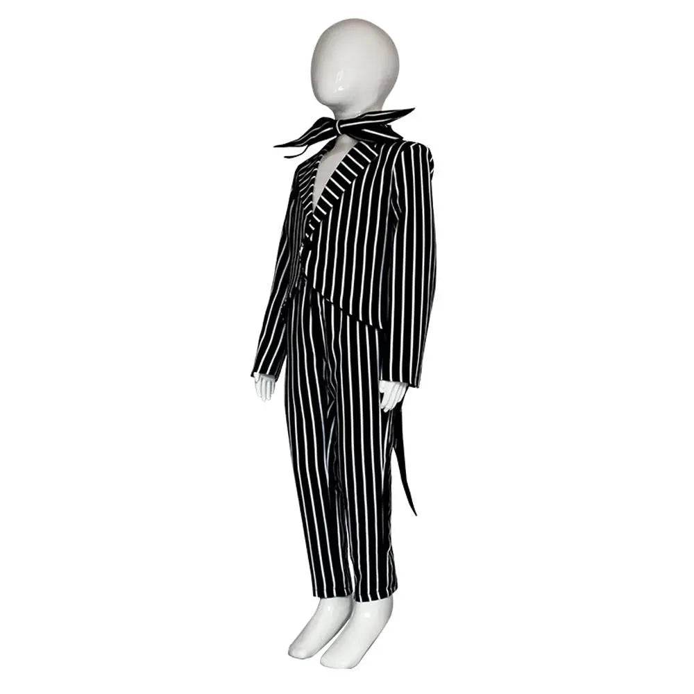 Adult kids Jack Skellington Sally Suit Costume The Nightmare Before Christmas for women men Boy Girl full Set - Azufun