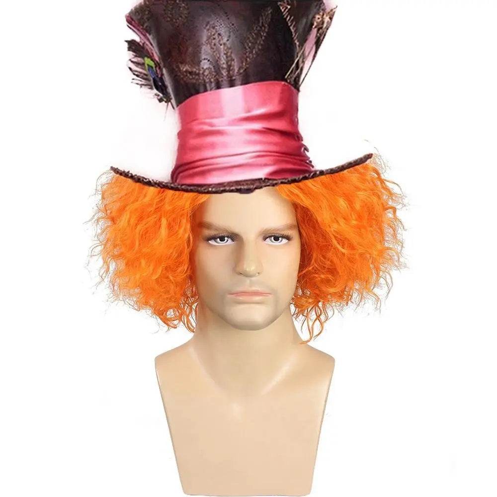 Alice in Wonderland Cosplay Wig Hatter Movie Costume Wigs for Adult - Azufun