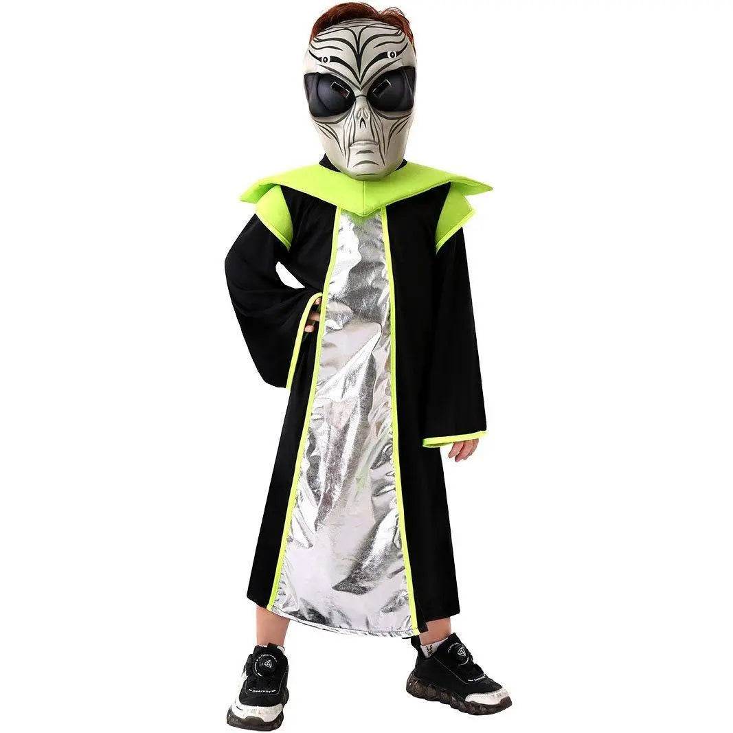 Children's ET Alien Cosplay Costume Halloween and Kindergarten Party Outfit - Azufun