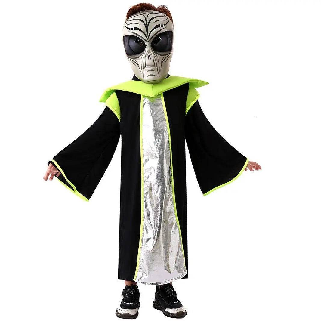 Children's ET Alien Cosplay Costume Halloween and Kindergarten Party Outfit - Azufun