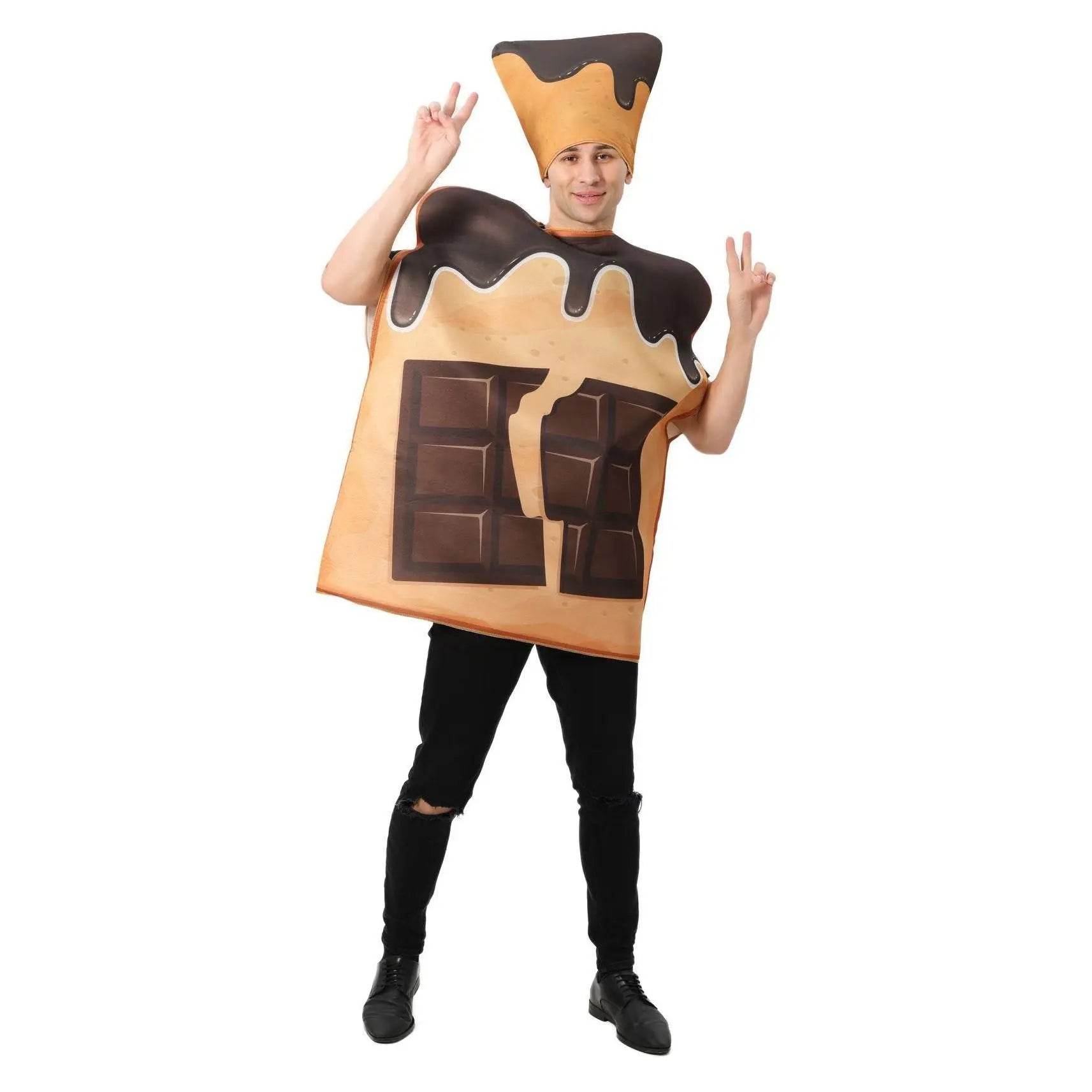 Chocolate Bread Halloween Costume Outfits Party Carnival Cosplay - Azufun