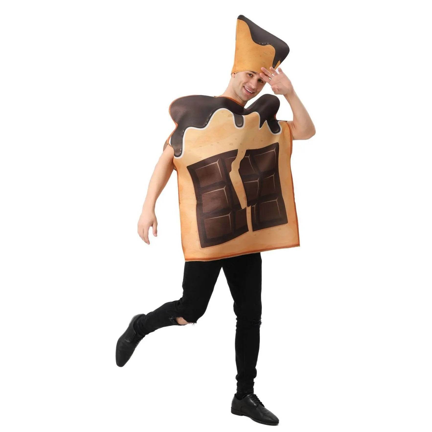 Chocolate Bread Halloween Costume Outfits Party Carnival Cosplay - Azufun